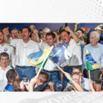 Com apoio de Sandro Alex e Ratinho Junior, Alexandre Curi é oficializado candidato ao Senado
