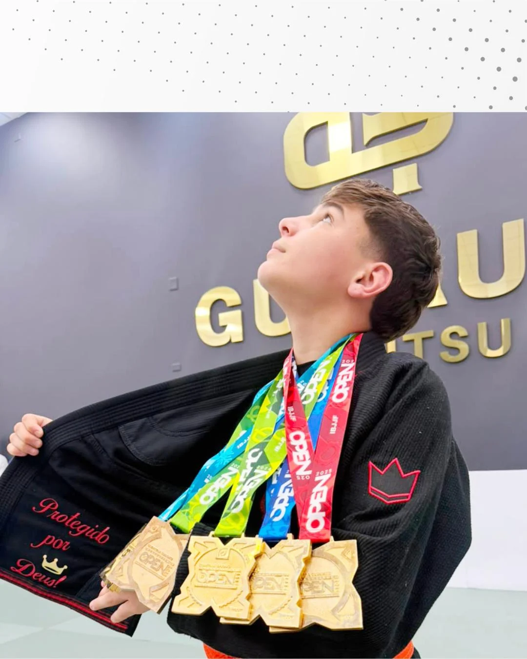 Matheuzinho é campeão da categoria no Floripa Open Kids Internacional