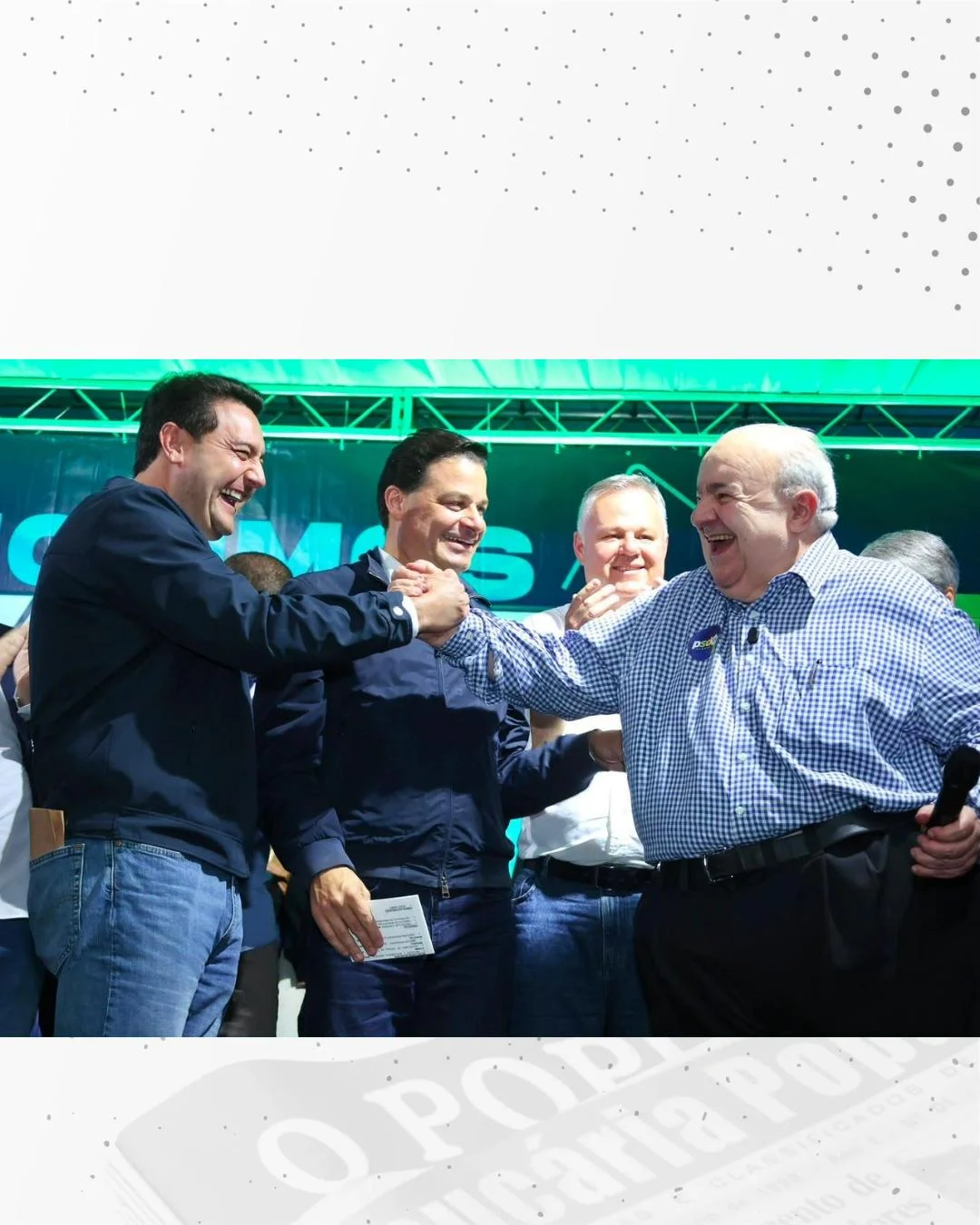 Sandro Alex, Greca, Jr. e Curi e prefeito Gustavo reúnem apoiadores e lideranças em Araucária