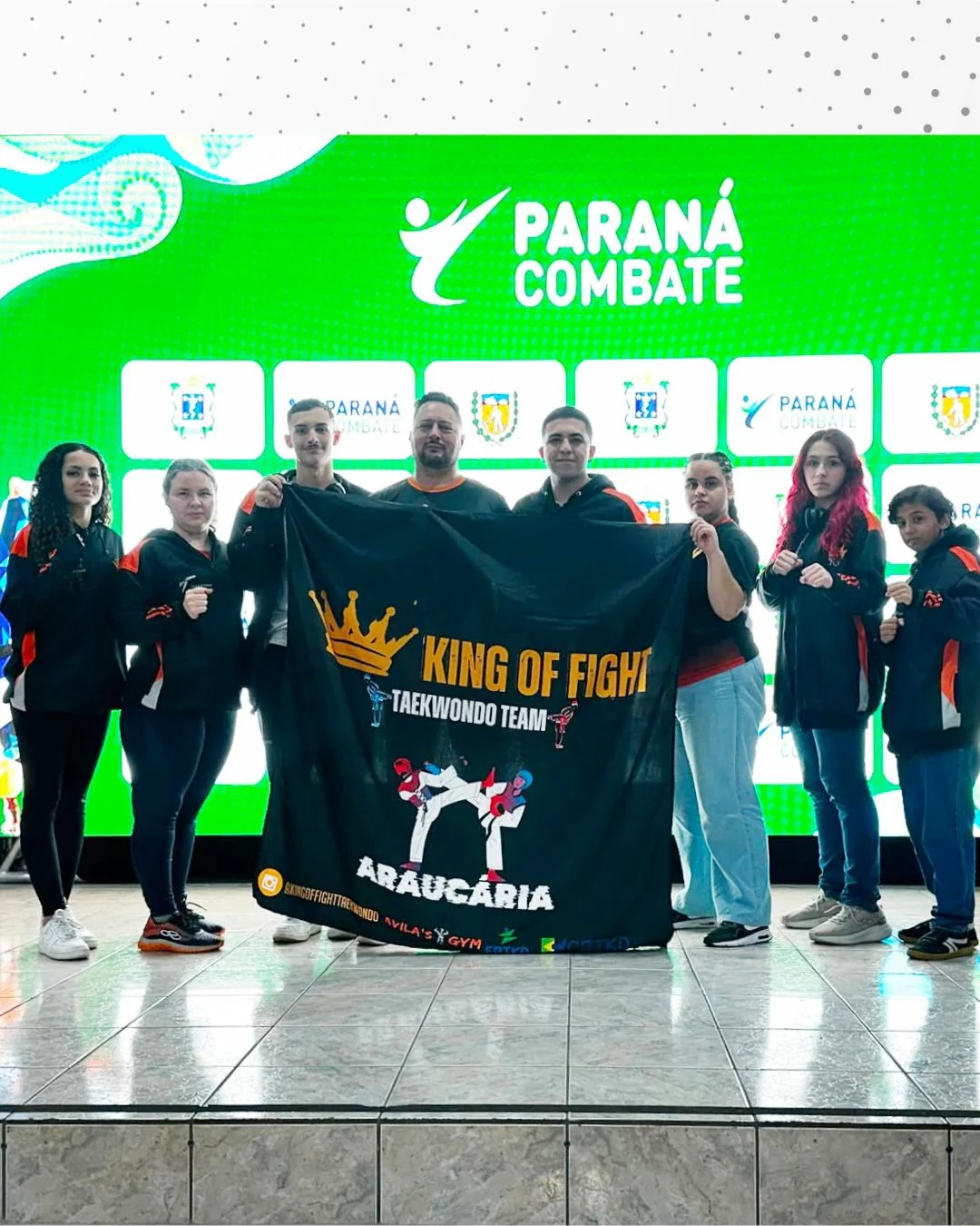Taekwondo de Araucária brilha no Paraná Combate e conquista 3º lugar geral feminino