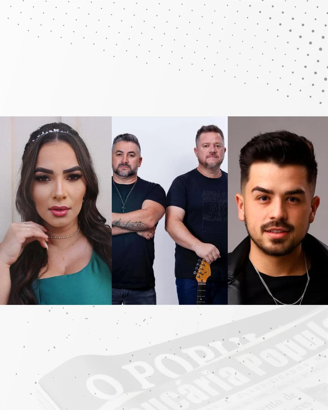 Três cantores de Araucária seguem na disputa do Concurso Hit 98 FM; deixe seu voto!