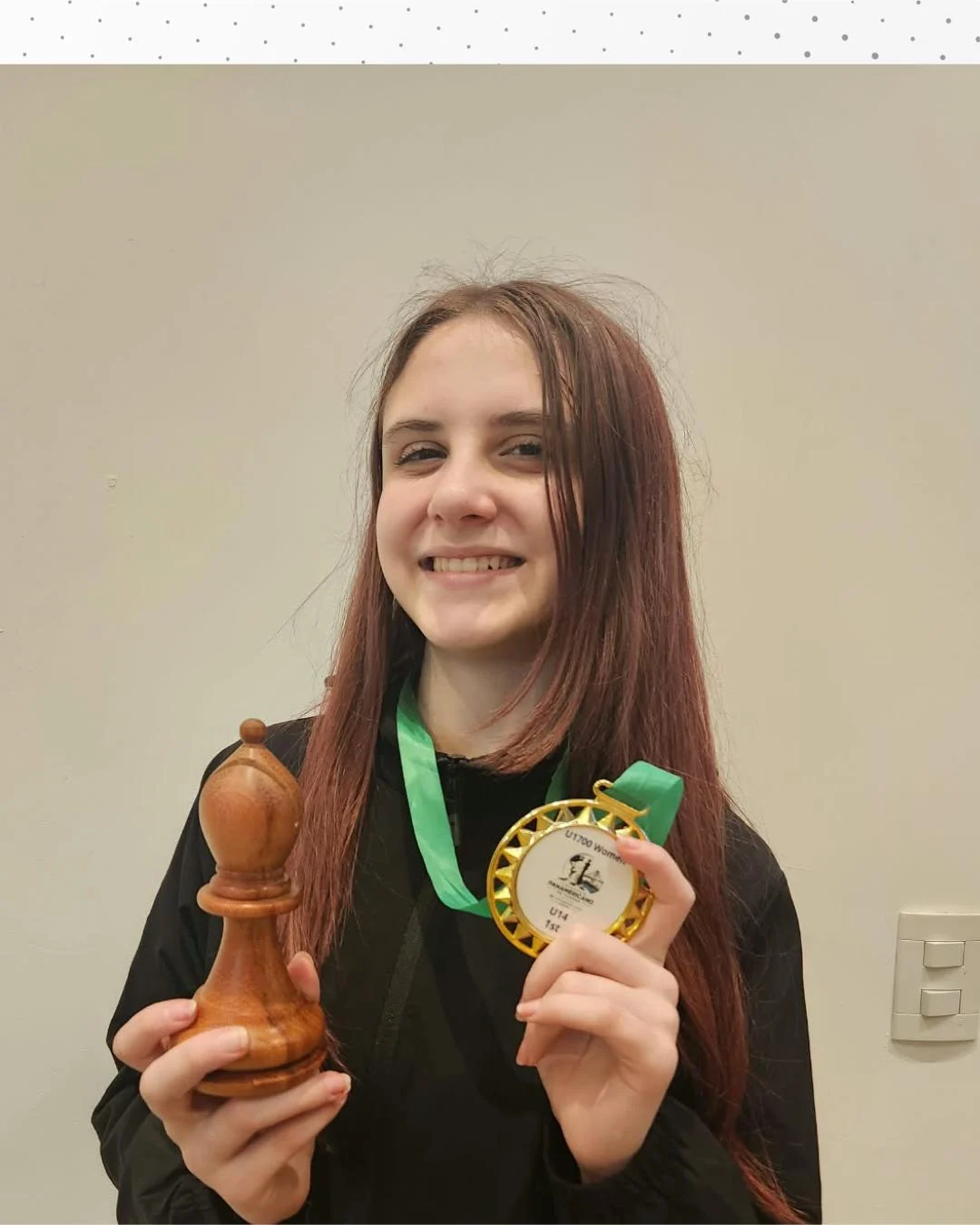 Araucariense Luana Ieger Bockor é campeã no Pan-Americano de Xadrez