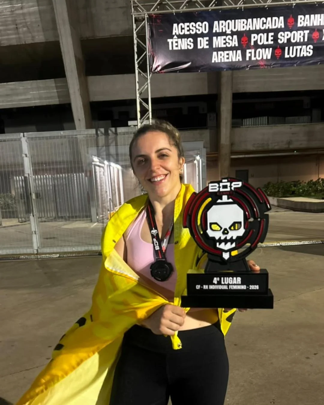 Atleta de Crossfit Julia Petruy conquista pódio no maior festival fitness da América Latina