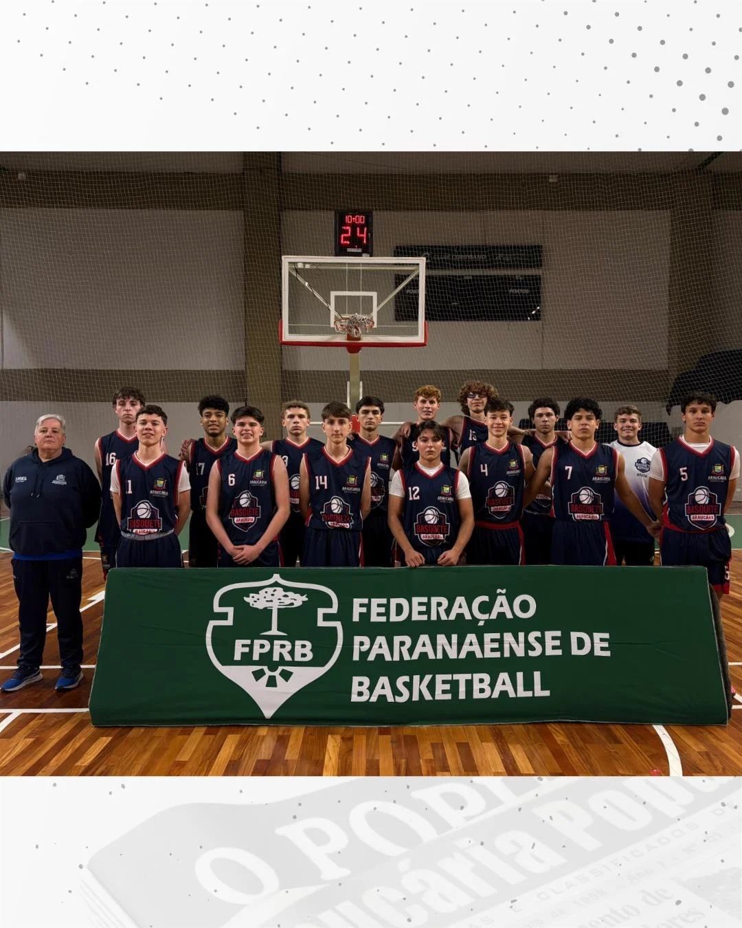 Basquete sofre derrotas na 2ª etapa do Estadual Sub-17 e agora irá disputar a Chave Bronze