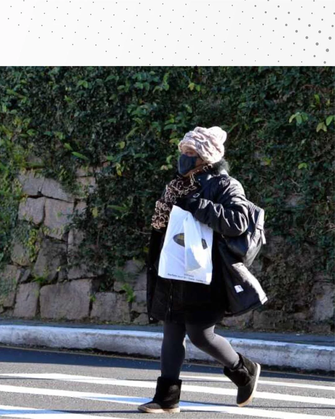 Tempo frio e céu nublado continuam nesta semana na cidade