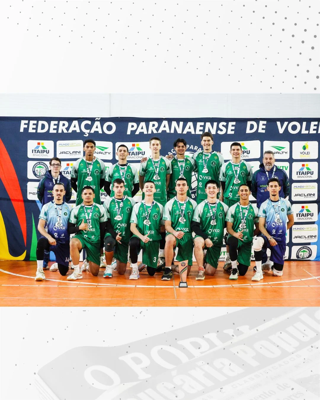VKR Araucária Vôlei é vice-campeão do Campeonato Paranaense Sub-21