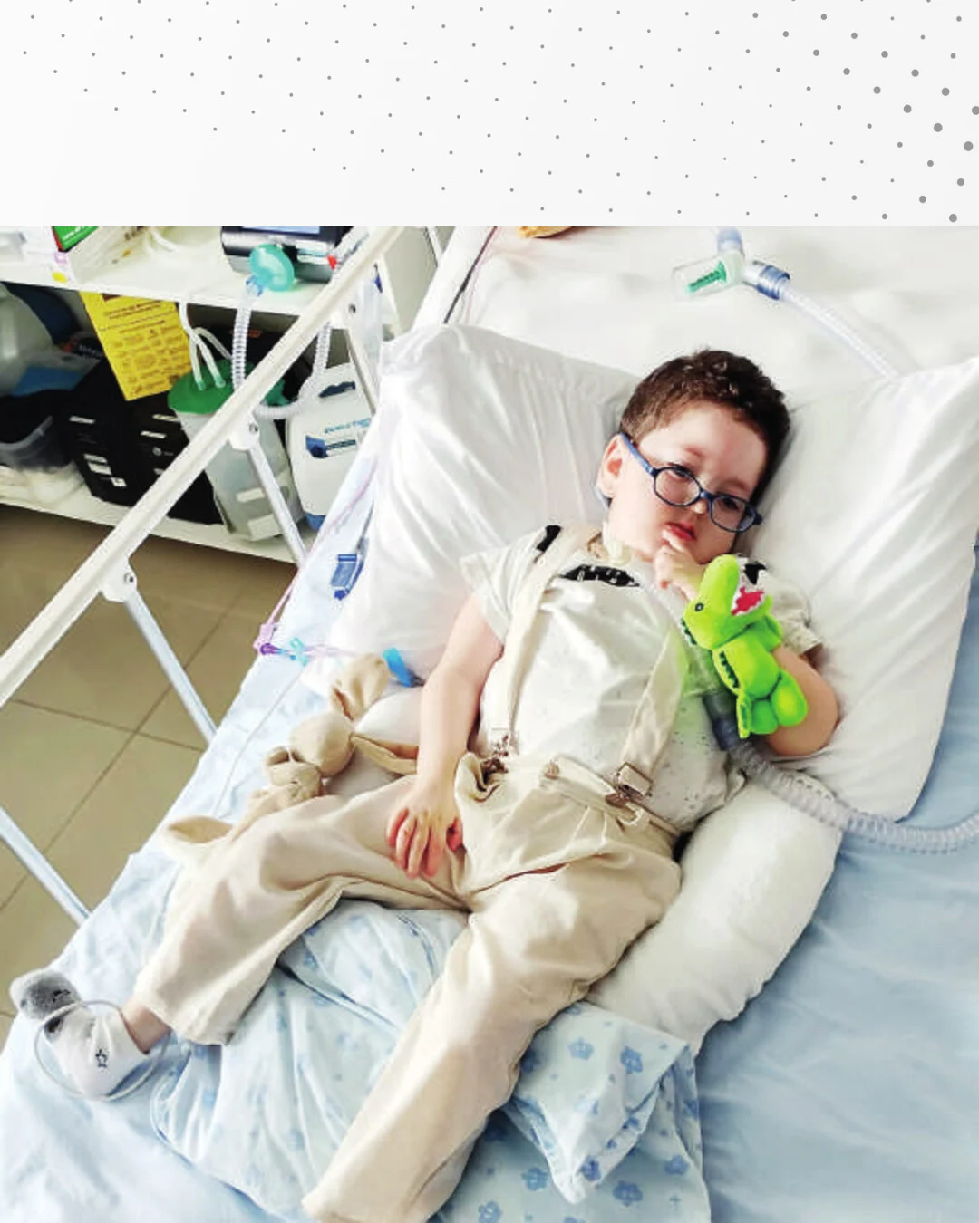 Família do pequeno Brian organiza rifa solidária para ajudar no seu tratamento