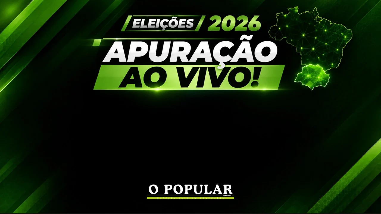 Acompanhe, aqui pelo jornal O Popular, a transmissão ao vivo da apuração das Eleições 2026