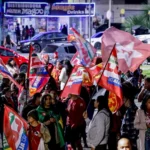 NP: Ato pró-Lula reuniu centenas de pessoas na Praça da Bíblia