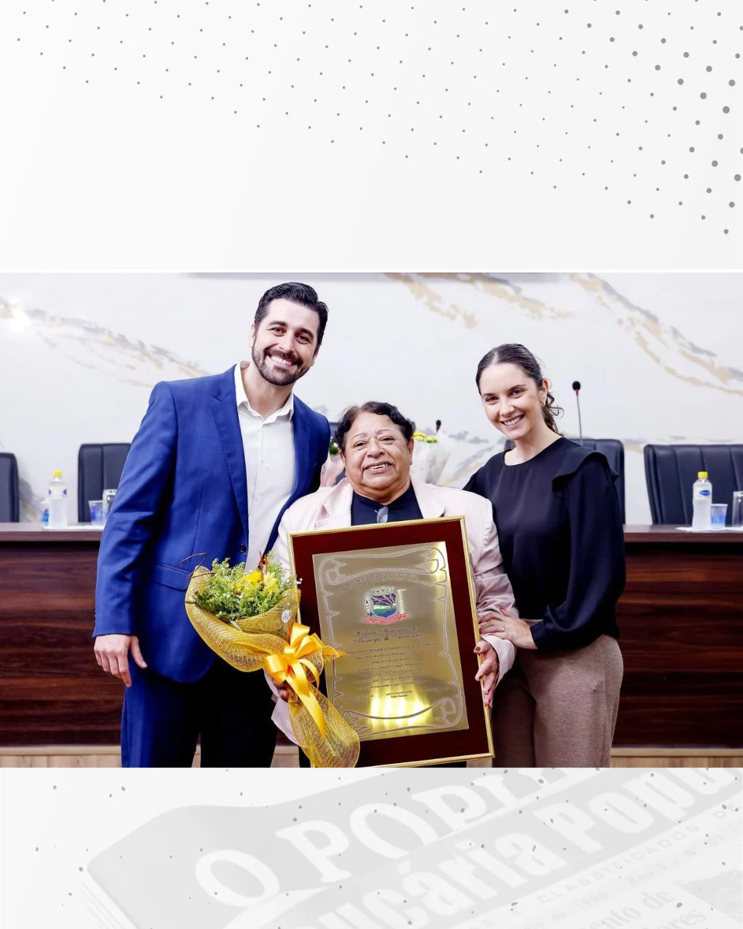 NP: Terezinha Poly recebe título de Cidadã Honorária